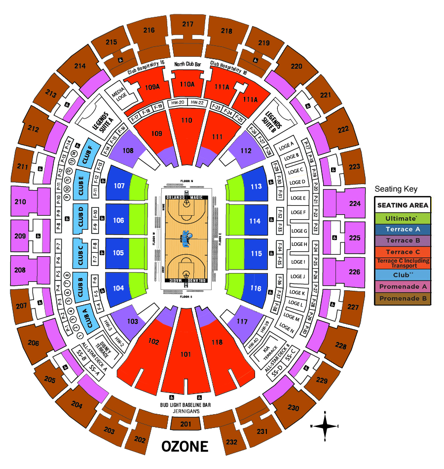 Orlando Magic Basketball Ticket Only